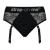 Черные трусики для насадок Diva Lingerie Harness - size S - Strap-on-me - купить с доставкой в Балаково