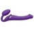 Фиолетовый безремневой вибрострапон Vibrating Bendable Strap-On - size L - Strap-on-me - купить с доставкой в Балаково