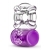Фиолетовое эрекционное виброкольцо Pleaser Rechargeable C-Ring - Blush Novelties - в Балаково купить с доставкой