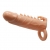Телесная удлиняющая насадка Penis Sleeve Emmitt - 17 см. - Baile - в Балаково купить с доставкой