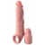 Телесная насадка-удлинитель 2 Inch Silicone X-tension with Strap - 20,3 см. - Pipedream - в Балаково купить с доставкой