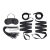 Эротический набор 4PC Bondage Bed Strap   Flogger Kit - Lux Fetish - купить с доставкой в Балаково