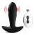 Черный массажер простаты с вибрацией, эффектом маятника и пультом ДУ - Secwell - в Балаково купить с доставкой