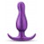 Фиолетовая анальная пробка The Quantum Plug - 8,9 см. - Blush Novelties