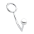 Кольцо на пенис с анальным стимулятором Stainless Steel Anal Hook   Cock Ring - BlueLine - в Балаково купить с доставкой