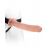 Фаллопротез телесного цвета Hollow Strap-On - 29 см. - Pipedream - купить с доставкой в Балаково