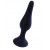 Черная анальная втулка на присоске - 10 см. - Boys of Toys