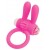 Розовое эрекционное виброкольцо A-toys с ушками - A-toys - в Балаково купить с доставкой