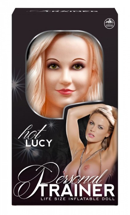 Надувная кукла с вибрацией и 2 любовными отверстиями Hot Lucy Lifesize Love Doll - NMC - в Балаково купить с доставкой