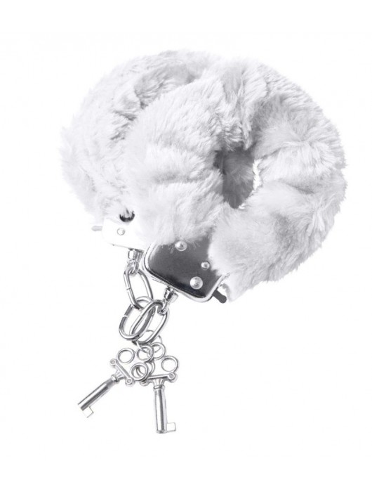 Наручники с белой меховой опушкой - ToyFa - купить с доставкой в Балаково
