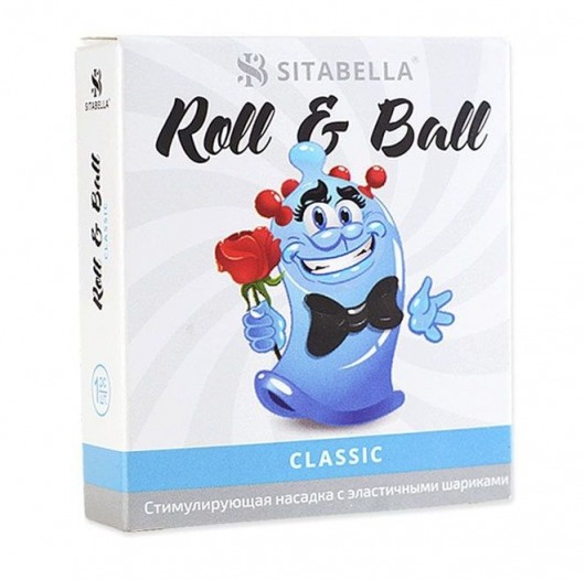 стимулирующий презерватив-насадка Roll   Ball Classic - Sitabella - купить с доставкой в Балаково