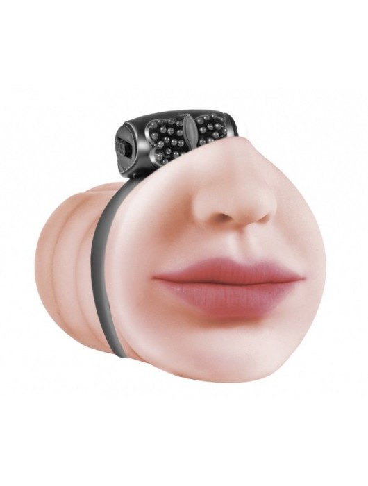 Мастурбатор-ротик с виброкольцом Satisfaction Beloved - Lola Games - в Балаково купить с доставкой