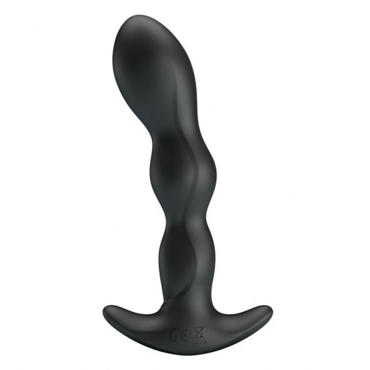 Черный анальный стимулятор простаты с вибрацией Special Anal Massager - 14,5 см. - Baile - в Балаково купить с доставкой