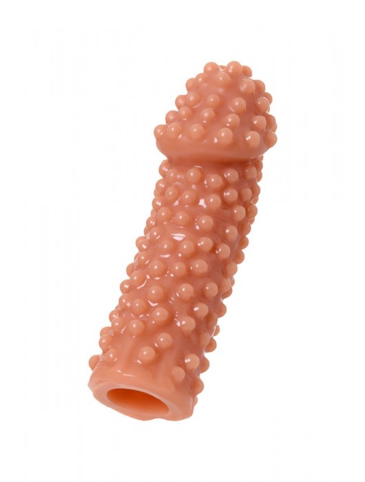 Телесная насадка на фаллос с бугорками KOKOS Extreme Sleeve 10 - 15,8 см. - KOKOS - в Балаково купить с доставкой