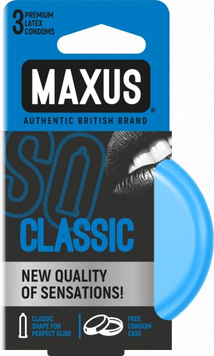 Классические презервативы в железном кейсе MAXUS Classic - 3 шт. - Maxus - купить с доставкой в Балаково