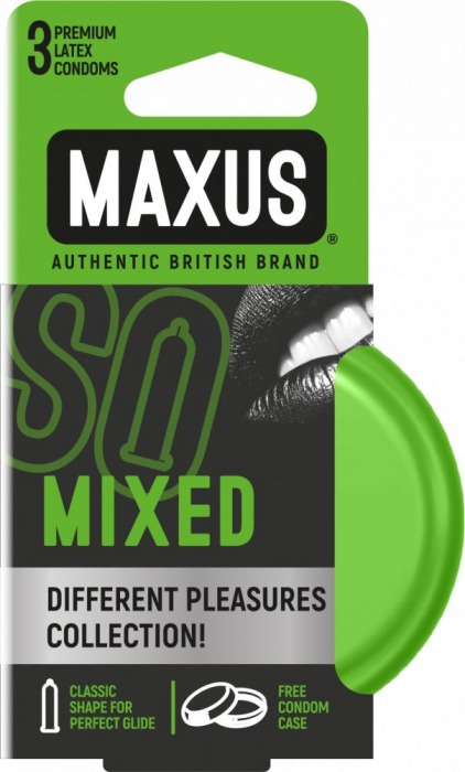 Презервативы в железном кейсе MAXUS Mixed - 3 шт. - Maxus - купить с доставкой в Балаково
