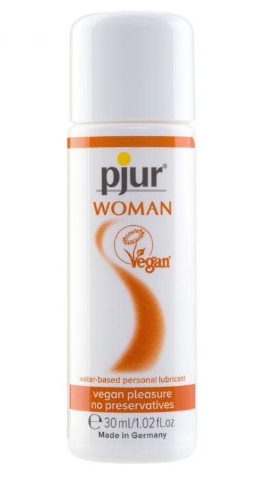 Лубрикант pjur WOMAN Vegan на водной основе - 30 мл. - Pjur - купить с доставкой в Балаково