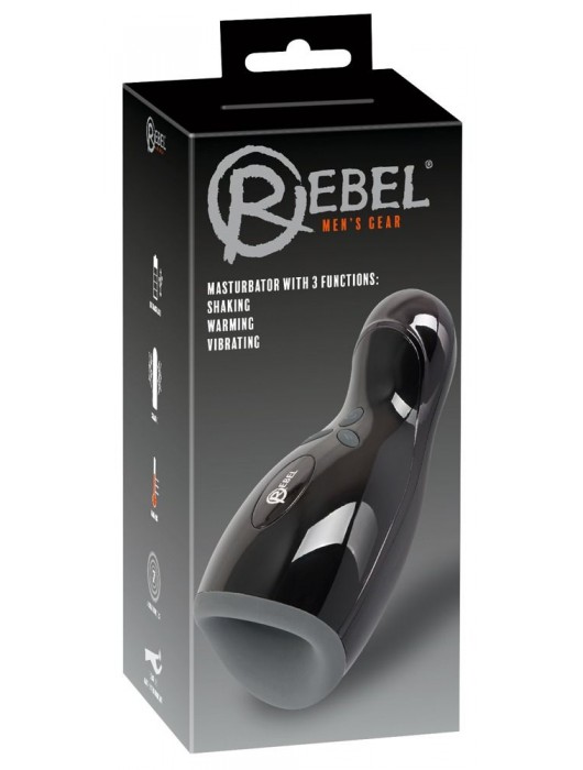 Черный мастурбатор Rebel Masturbator с нагревом - Orion - в Балаково купить с доставкой