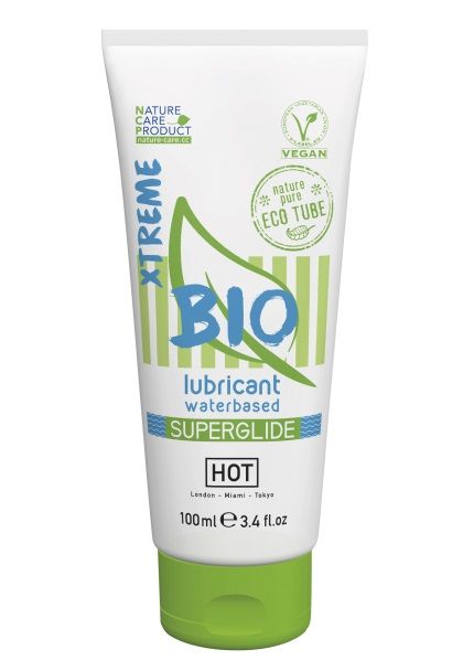 Интимный увлажняющий гель BIO SuperGlide Xtreme - 100 мл. - HOT - купить с доставкой в Балаково