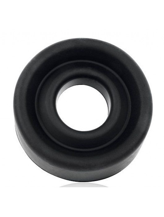 Чёрная силиконовая насадка на помпу размера M - Sex Expert - в Балаково купить с доставкой