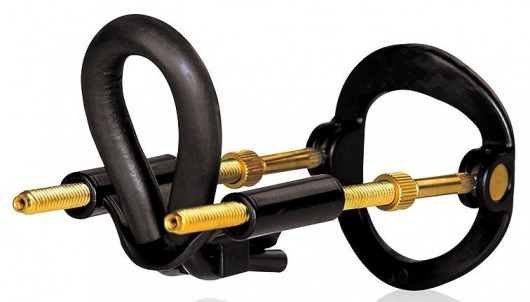 Черный экстендер-растяжитель пениса - Sex Expert - в Балаково купить с доставкой