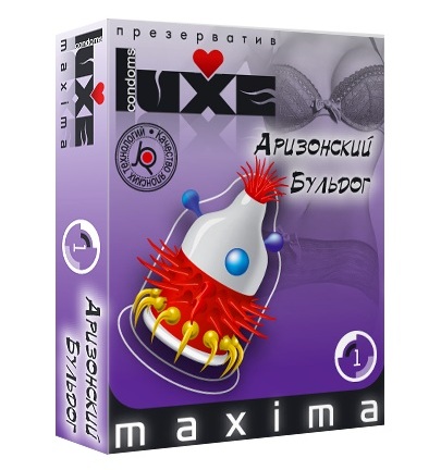 Презерватив LUXE Maxima  Аризонский Бульдог  - 1 шт. - Luxe - купить с доставкой в Балаково