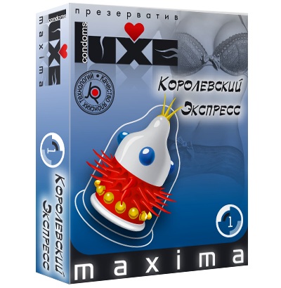 Презерватив LUXE Maxima  Королевский экспресс  - 1 шт. - Luxe - купить с доставкой в Балаково