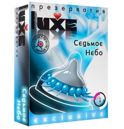 Презерватив LUXE  Exclusive  Седьмое небо  - 1 шт. - Luxe - купить с доставкой в Балаково