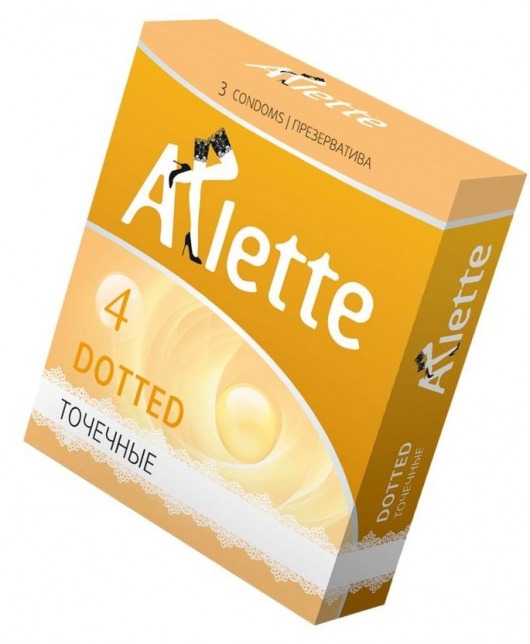 Презервативы Arlette Dotted с точечной текстурой - 3 шт. - Arlette - купить с доставкой в Балаково