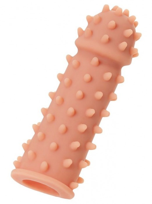 Телесная реалистичная насадка KOKOS Extreme Sleeve 03 с дополнительной стимуляцией - 12,7 см. - KOKOS - в Балаково купить с доставкой