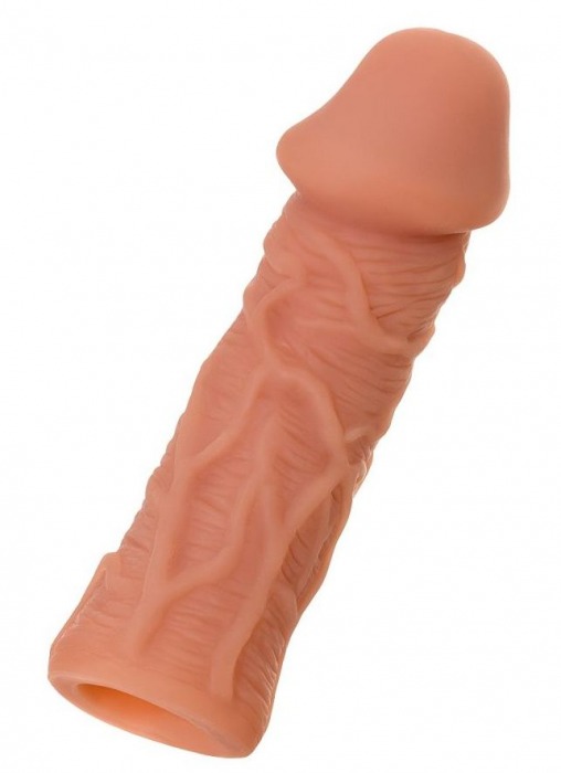 Телесная реалистичная насадка KOKOS Extreme Sleeve 05 с дополнительной стимуляцией - 12,7 см. - KOKOS - в Балаково купить с доставкой