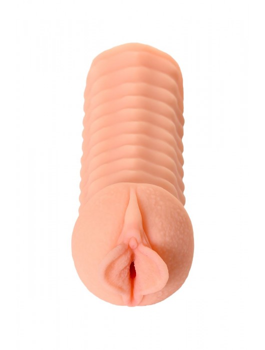 Мастурбатор-вагина ELEGANCE с ребрами на поверхности - KOKOS - в Балаково купить с доставкой