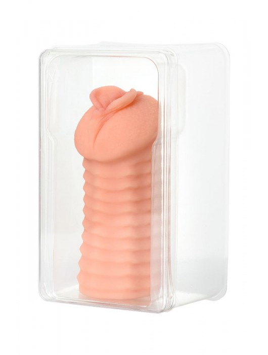 Мастурбатор-вагина ELEGANCE с ребрами на поверхности - KOKOS - в Балаково купить с доставкой