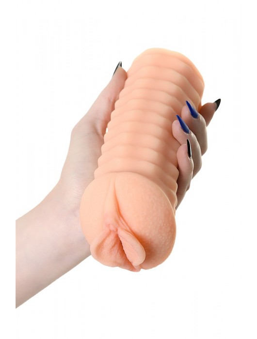 Мастурбатор-вагина ELEGANCE с ребрами на поверхности - KOKOS - в Балаково купить с доставкой