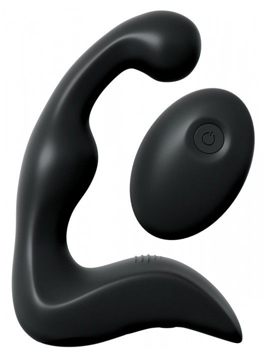 Черный вибромассажер простаты с пультом ДУ Control P-Spot Pro - Pipedream - в Балаково купить с доставкой