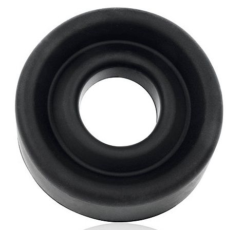 Черная гладкая насадка на помпу размера L - Sex Expert - в Балаково купить с доставкой