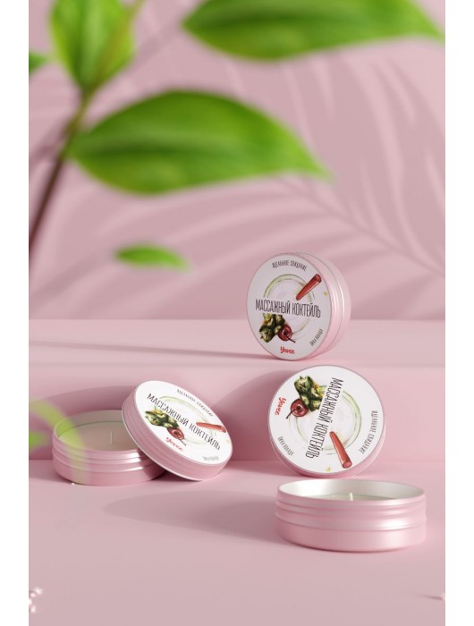 Массажная свеча «Массажный коктейль» с ароматом пина колады - 30 мл. - ToyFa - купить с доставкой в Балаково