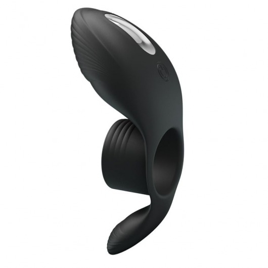 Черное кольцо на пенис с вибрацией Vibration Penis Sleeve - Baile - в Балаково купить с доставкой