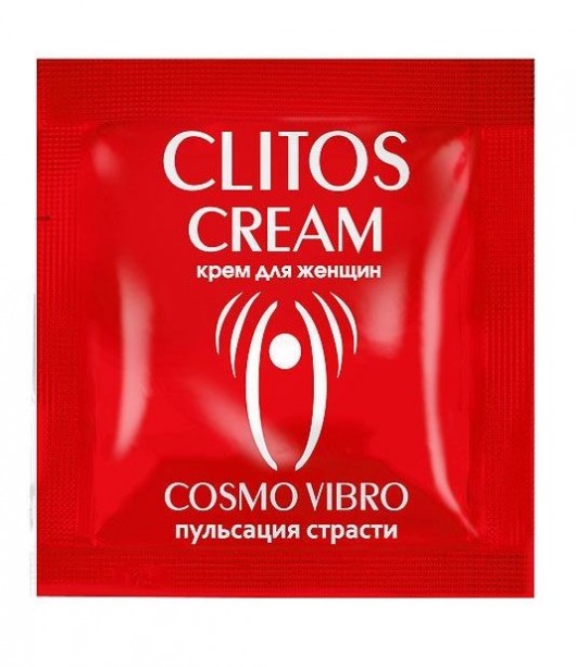 Пробник возбуждающего крема для женщин Clitos Cream - 1,5 гр. - Биоритм - купить с доставкой в Балаково