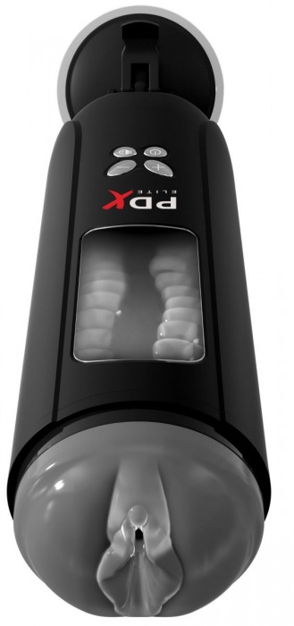 Серый мастурбатор-вагина с функцией переминания Ultimate Milker - Pipedream - в Балаково купить с доставкой