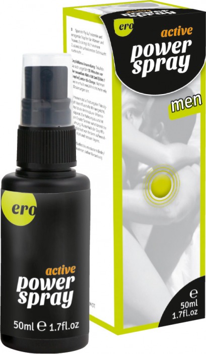 Стимулирующий спрей для мужчин Active Power Spray - 50 мл. - Ero - купить с доставкой в Балаково