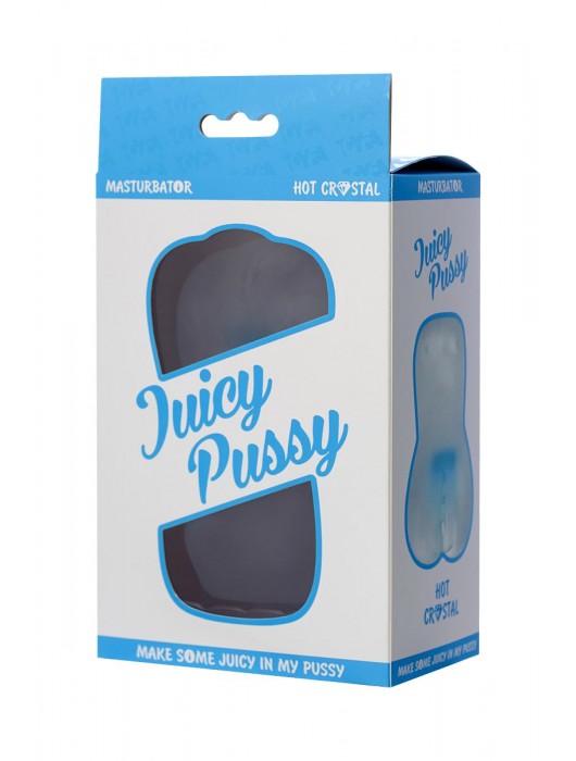 Прозрачный реалистичный мастурбатор Juicy Pussy Hot Crystal - ToyFa - в Балаково купить с доставкой