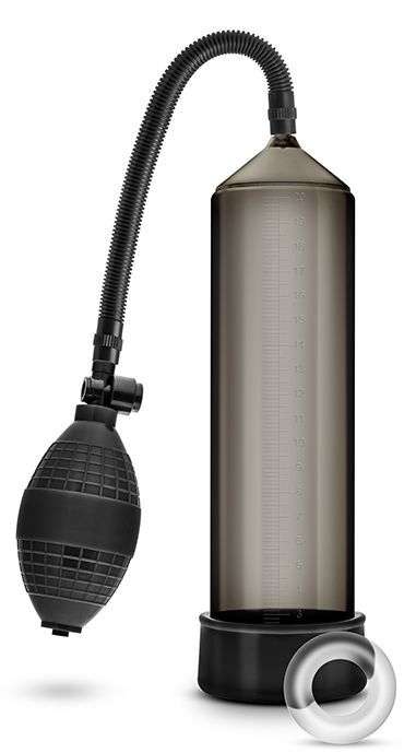 Черная вакуумная помпа VX101 Male Enhancement Pump - Blush Novelties - в Балаково купить с доставкой