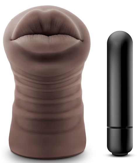 Коричневый мастурбатор-ротик Renee - Blush Novelties - в Балаково купить с доставкой