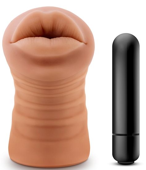 Кофейный мастурбатор-ротик Isabella - Blush Novelties - в Балаково купить с доставкой