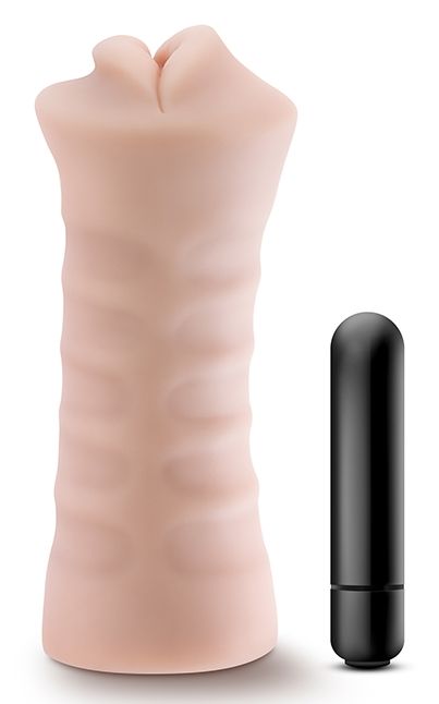 Телесный мастурбатор-ротик Angie - Blush Novelties - в Балаково купить с доставкой