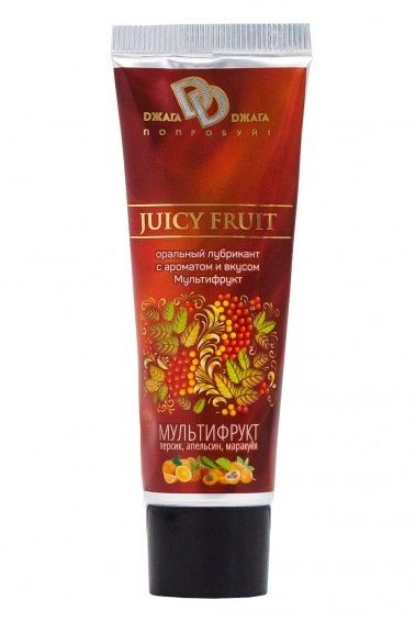 Интимный съедобный лубрикант JUICY FRUIT с ароматом фруктов - 30 мл. - БиоМед - купить с доставкой в Балаково