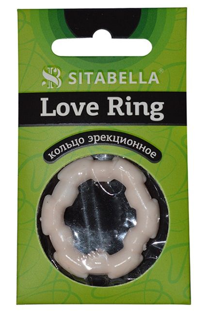 Фигурное эрекционное кольцо из киберкожи - Sitabella - в Балаково купить с доставкой
