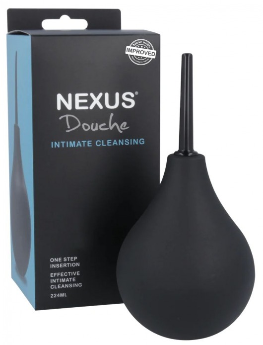 Черный анальный душ с обратным клапаном Non Return Valve Anal Douche - Nexus Range - купить с доставкой в Балаково