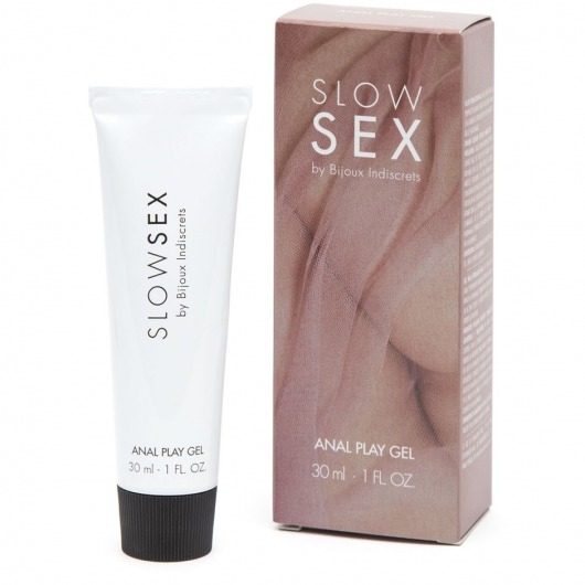 Лубрикант на водной основе Slow Sex Anal Play Gel - 30 мл. - Bijoux Indiscrets - купить с доставкой в Балаково